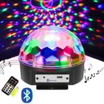 Discolampa med Bluetooth & Högtalare - LED-lampa - RGB-Perfet black