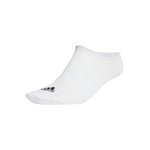 adidas Ankelsokker No-show 3-pk - Hvit/sort Strømper male