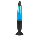 iTotal - LED Lava Lamp w/Blue Light - Black Base and White Wax (XL2679)