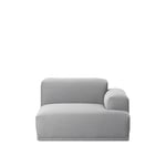 Muuto - Connect Modular Sofa, Right Armrest (B) - Wooly 1007