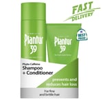 Plantur 39 Caffeine Shampoo and Conditioner Set Prevents and Reduces Hair Loss