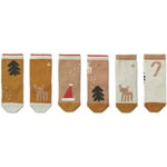 Liewood Silas cotton socks 3pk – holiday tuscany rose multi mix - 17-18