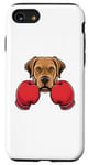 Coque pour iPhone SE (2020) / 7 / 8 Chien labrador amusant kickboxing ou boxe