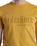 Blåkläder t-skjorte med 3d-print-honninggul-xs