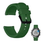 Garmin Vivomove Luxe / Vivomove 3 / Vivomove Style / Venu twill silicone watch band - Army Green