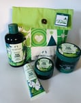 The Body Shop Pears & Share Gift Set Body Scrub Cream Yoghurt Shower Gel Bag New