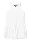 Armani Exchange Women's Sustainable, Round Neck Dress, White, 2