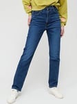 Levi's Levis 70's High Rise Slim Fit Straight Leg Jean - Blue, Blue, Size 26, Inside Leg 31, Women