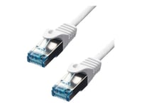 Proxtend - Patch-Kabel - Rj-45 (Hane) Till Rj-45 (Hane) - 7 M - 6 Mm - S/Ftp - Cat 6A - Ieee 802.3At - Halogenfri, Formpressad, Hakfri, Tvinnad - Vit
