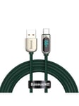 Baseus Display Cable USB to Type-C 66W 2m (green)