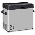 WOLTU Woltu - Mini Réfrigérateur Portable. Glacière pour Auto Congélateur de Voiture 60L. 81.2x36x59 cm. Argent + Noir