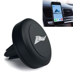 Magnetic Phone Holder Car Air Vent Mount for iPhone X XR XS 8 7 6S 6 Plus SE 5C Samsung Galaxy S9 S8 S7 Edge Note 9 8 LG G7 G6 G5 HTC One Google Pixel Huawei OnePlus Xperia with metal plates Black