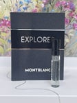 🆕 Montblanc Explorer Eau De Parfum Spray Sample 2ml