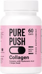 PUREPUSH Collagen Complex - Marine Collagen Peptides with Hyaluronic Acid, Vitam