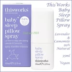 This Works Baby Sleep Pillow Spray Natural Sleeping Toddler 35ml Travel Size