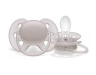 Soother Ultra Soft 6-18m 1-pack Beige - Philips Avent