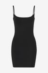 Gina Tricot - Klänning Basic Mini Slip Dress - Svart