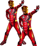 Premium Super Deluxe Professional Fancy Dress Iron Man Costume + Mask Kids