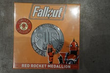 Fallout Limited Edition Red Rocket Collector's Medallion and Coin Set Great Gift