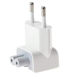 EU 2-Pin Plug Duckhead Power Adapter by ELKY | Adaptor for Apple MacBook Mac iBook, iPhone, iPod AC Power Adapter - Replacement For Your Charger - Perfect For Traveling