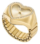 Fossil ES5407 Ring (18mm) Gold Dial / Gold PVD Watch