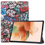 samsung Samsung Tab S7+ Graffiti Designer Tri-Fold Case