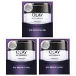 3 x Olay Anti-Wrinkle Firm & Lift Eye Renewal Gel 15ml