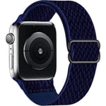 Stretchigt Solo Loop-armband kompatibelt med Apple Watch-armband 22 38mm/40mm/41mm