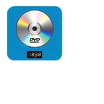 Bluetooth CD-afspiller, bærbar design, FM-radio support, Hvid