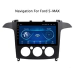 GPS Sat Nav Navigation, Built-In Speaker Support Bluetooth USB TPMS OBD AUX Mirror Link Steering Wheel Control Canbus for Ford S-Max 2007-2008