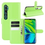 Xiaomi Mi Note 10 / Pro PU Wallet Case Green