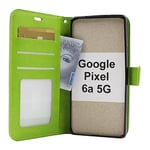Crazy Horse Wallet Google Pixel 6a 5G (Grön)