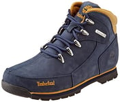 Timberland Unisex Kids Euro Rock (Junior) Sneaker, Navy Nubuck, 3.5 UK