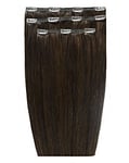 Beauty Works Deluxe Clip in 18inch Raven Hair Extensions