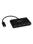 StarTech.com USB 3.0 Hub 4 Port USB Hub - USB 3.0 - 4 porte - Svart
