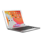 BRYDGE 10.2, Bluetooth keyboard made of aluminium, German layout QWERTZ, for the new iPad 10.2 from 2020 (8th generation) and 2019 (7th generation), silver