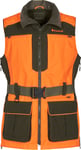 Pinewood Men's Furudal Dog Handler Vest Orange/Moss Green, XXXL