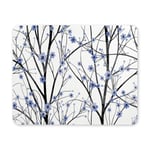 Spring Blue Cherry Tree Blossom Rectangle Non-Slip Rubber Mousepad Mouse Pads/Mouse Mats Case Cover for Office Home Woman Man Employee Boss Work