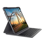 Logitech Etui clavier Slim Folio Pro pour iPad 12,9 3e et 4e générations Gris