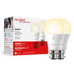 Sengled Smart Bulb, Alexa Light Bulb B22, Alexa Bulb Bayonet Dimmable, Bluetooth Light Bulbs Work with Amazon Alexa Echo/Echo Dot, Group Control, Energy Saving 8.8W 806LM, Soft White, 2 Pack