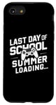 Coque pour iPhone SE (2020) / 7 / 8 Dernier jour d'école drôle, professeur de jeux vidéo, étudiants, garçons et enfants