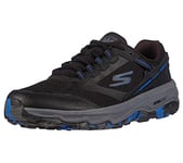 Skechers Men's GOrun Altitude-Performance Running & Hiking Trail Running Shoe, Black/Blue, 8 X-Wide
