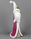 SHATCHI Figurines Bordeaux Renne Arbre Licorne de Noël pièce maîtresse de Table décoration de fenêtre de fête de Noël 58 cm Père Noël