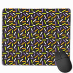 Halloween Donut Sprinkles Non-Slip Rubber Mouse Mat Mouse Pad for Desktops, Computer, PC and Laptops 9.8 X 11.8 inch