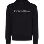 Calvin Klein Sport Essentials PW Pullover Hoody Svart bomull Medium Dam