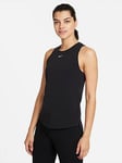 Nike Dri-Fit One Luxe Women'S Standard Fit Tank Top - Black