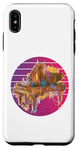 Coque pour iPhone XS Max Conception de style coloré de piano, couleur de cadeaux de