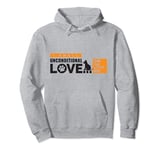Dog Cat Lover I Smell Unconditional Love And The Litter Box Pullover Hoodie