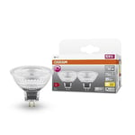OSRAM Led Superstar Mr16 Dimmable Led Lamp for Gu5.3 Base, Reflector Lamp, Gl, 345 Lumens, Warm White (2700K), Replacement for Conventional 35W Light Bulbs, 1-Pack