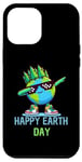 iPhone 15 Plus Happy Earth Day 2024 Funny Dabbing Earth Day Kids Toddler Case